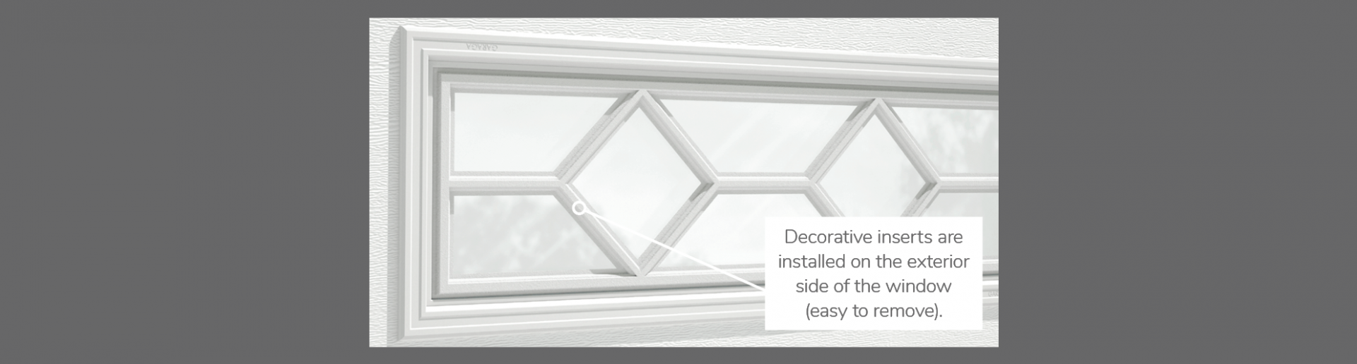 Waterton Decorative Insert, 21" x 13" and 40" x 13", available for door R-16